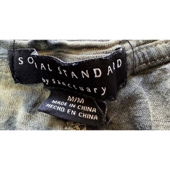 Social Standard by Sanctuary Tie Dye Short Sleeve Shirt Size M - Picture 5 of 6